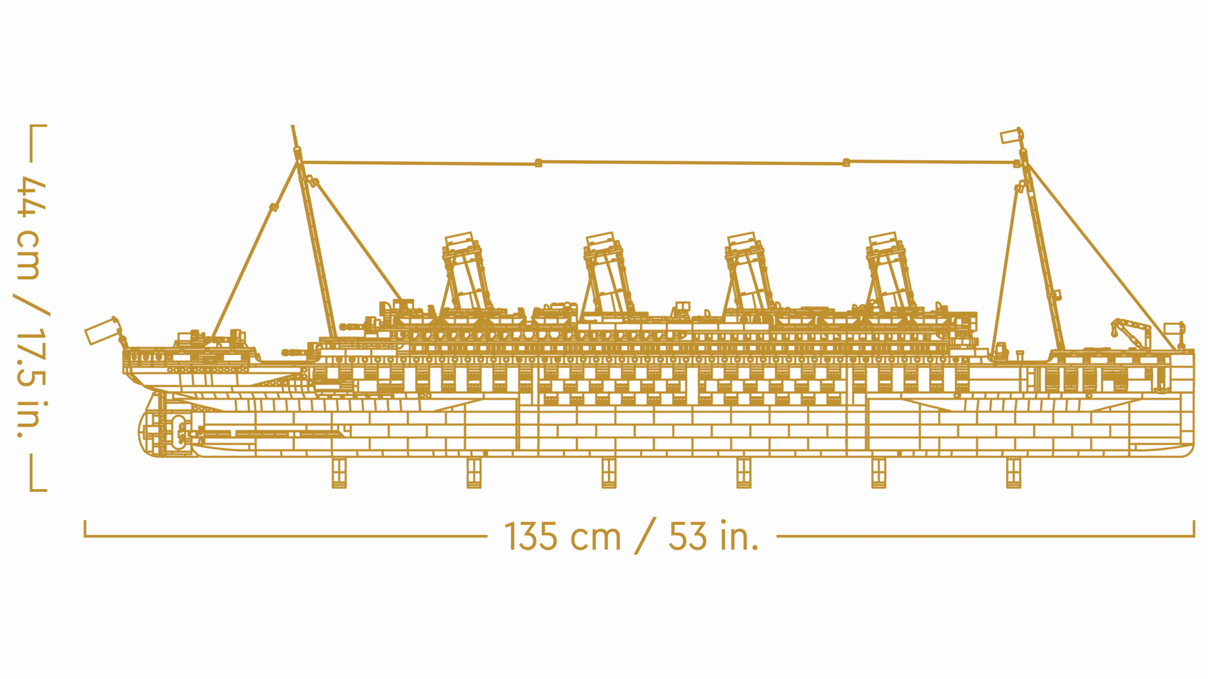 LEGO 10294 CREATOR EXPERT Titanic Collectors Edition for Adults