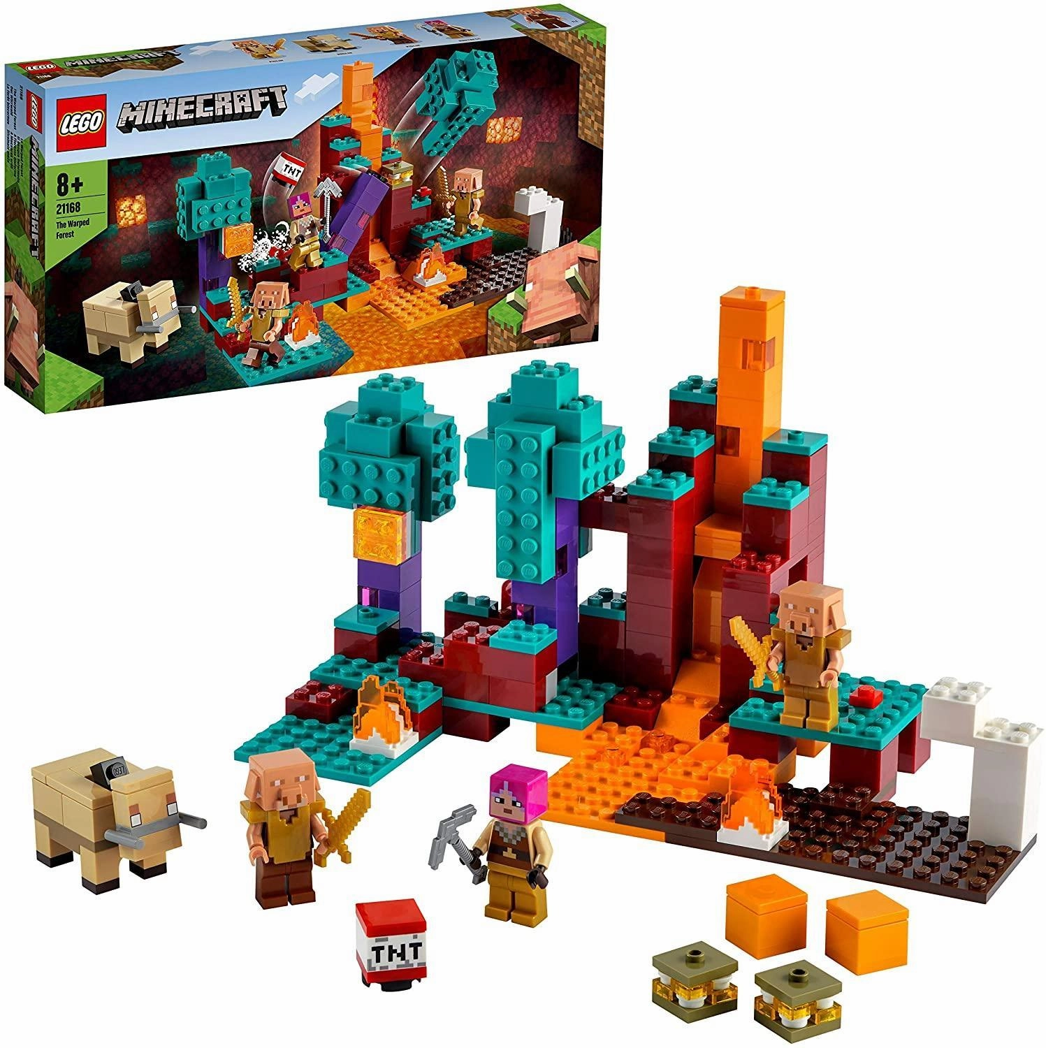 LEGO 21168 Minecraft The Warped Forest Nether Playset