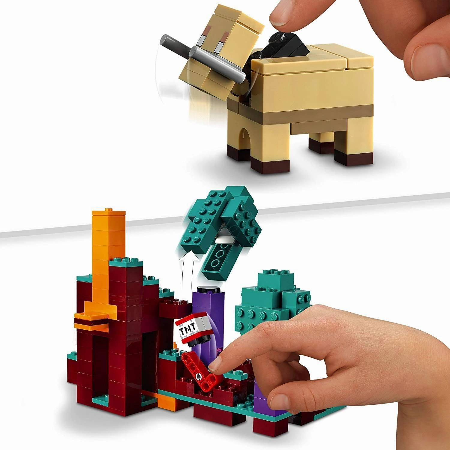LEGO 21168 Minecraft The Warped Forest Nether Playset
