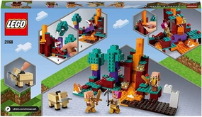 LEGO 21168 Minecraft The Warped Forest Nether Playset