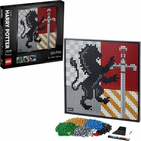 LEGO 31201 Art Harry Potter Hogwarts Crests Poster Canvas Set