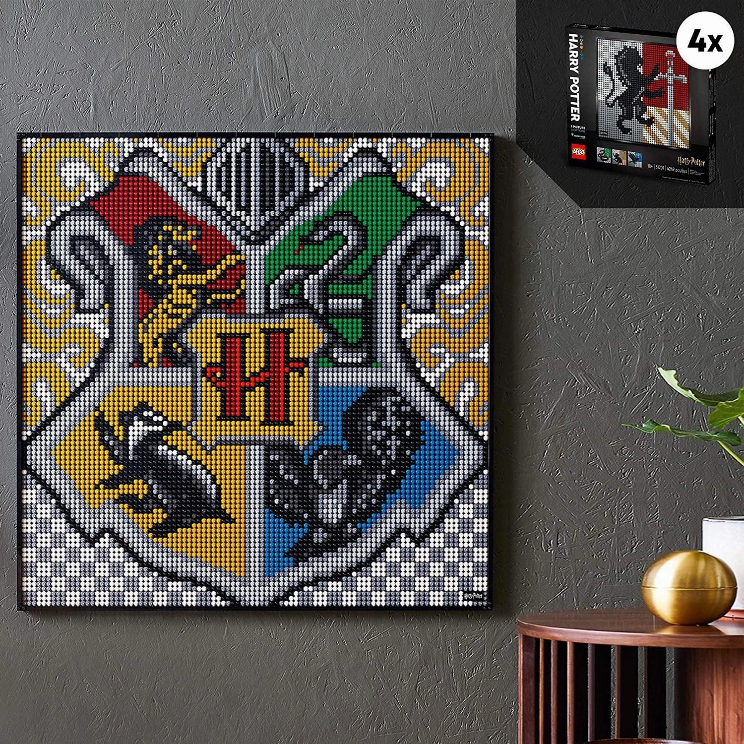LEGO 31201 Art Harry Potter Hogwarts Crests Poster Canvas Set