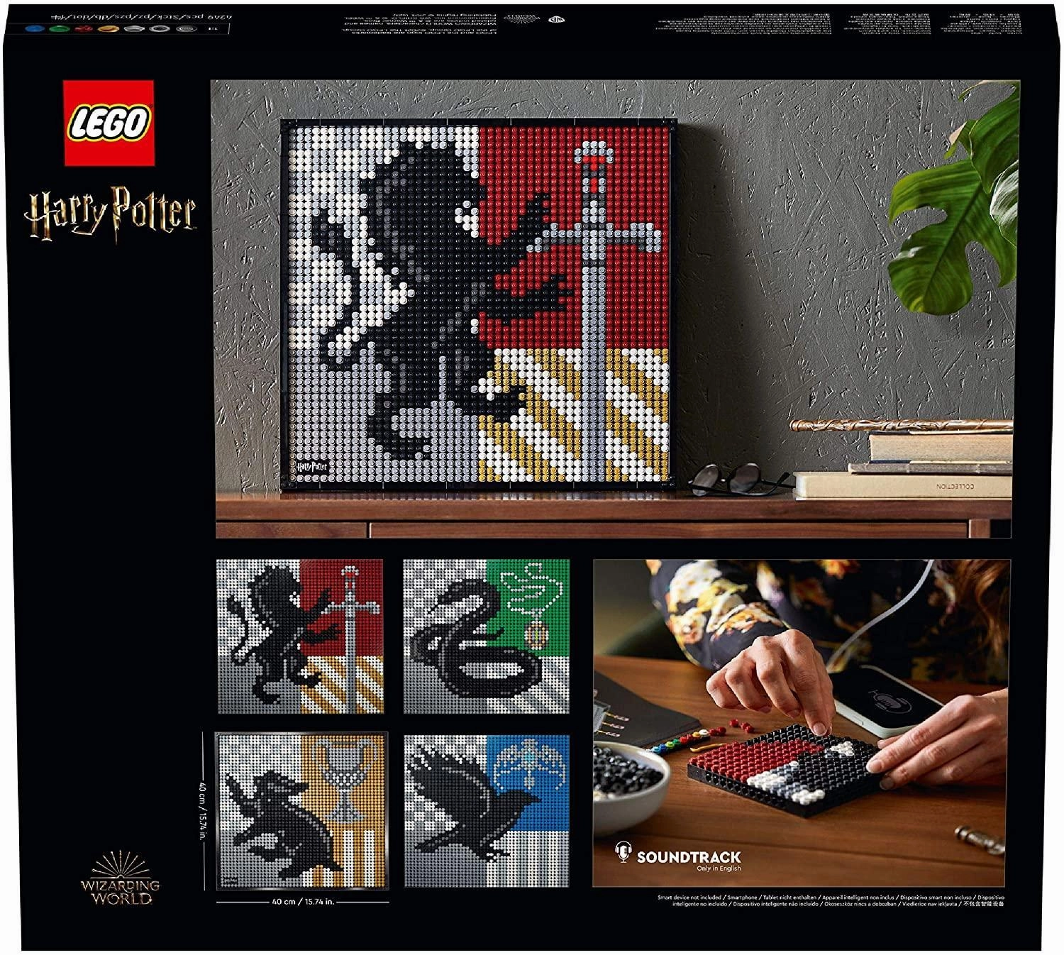 LEGO 31201 Art Harry Potter Hogwarts Crests Poster Canvas Set