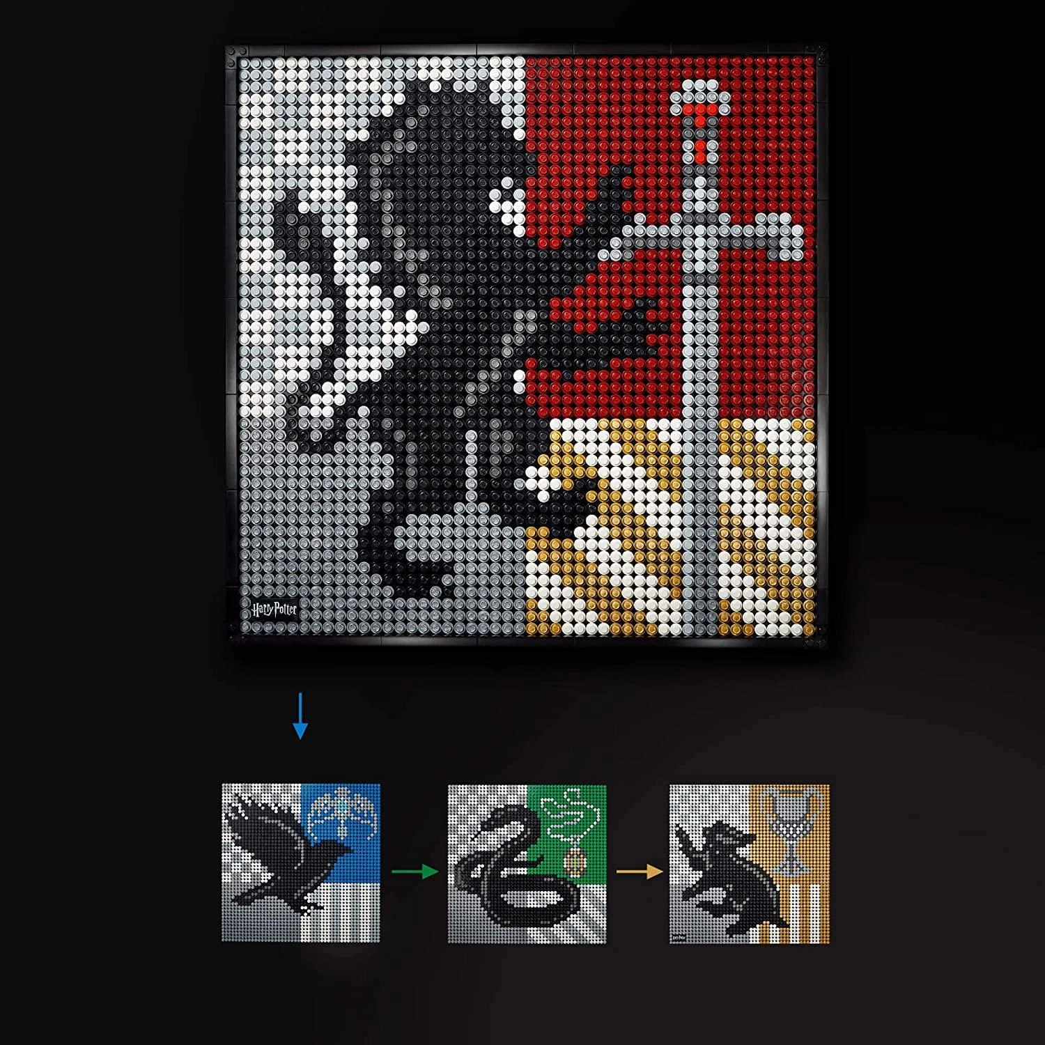 LEGO 31201 Art Harry Potter Hogwarts Crests Poster Canvas Set