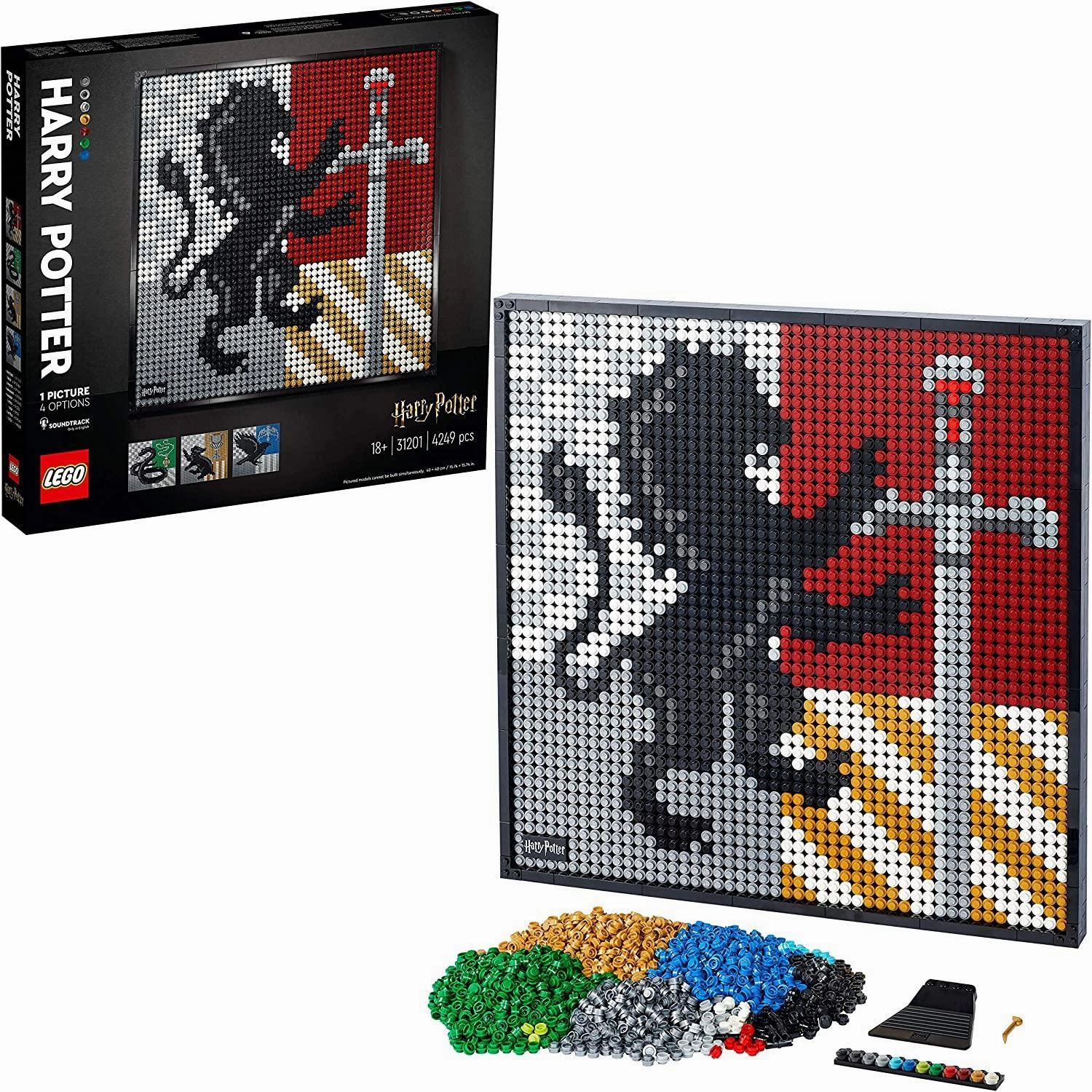 LEGO 31201 Art Harry Potter Hogwarts Crests Poster Canvas Set