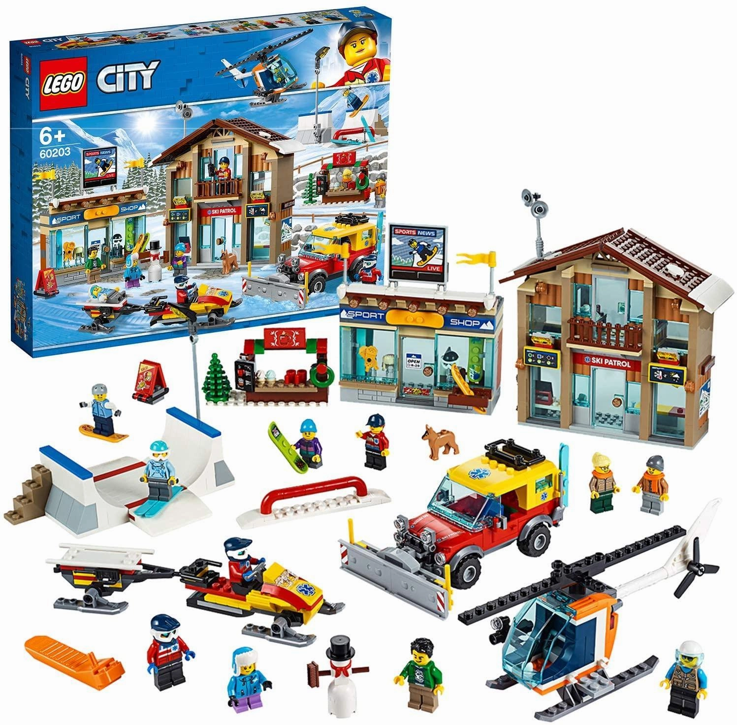 LEGO 60203 CITY Ski Resort with Helicopter