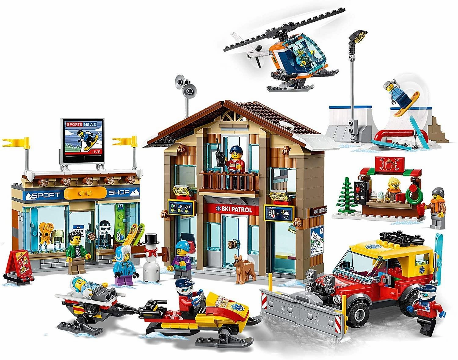 LEGO 60203 CITY Ski Resort with Helicopter