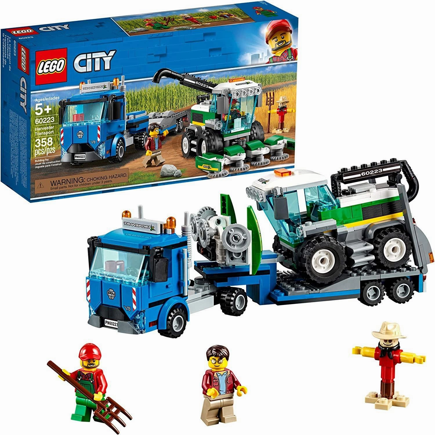 LEGO 60223 CITY Great Vehicles Harvester Transport Building Kit