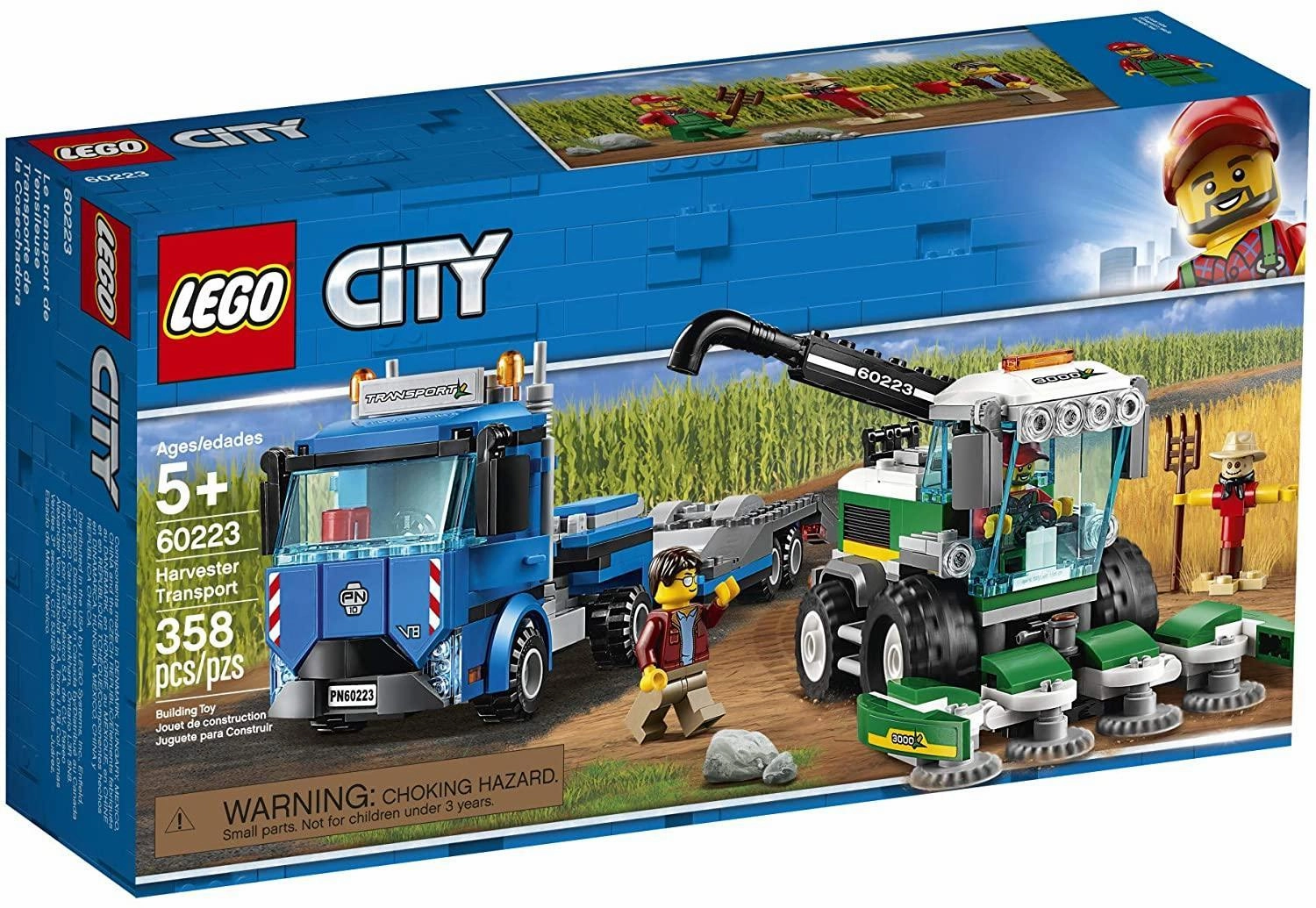 LEGO 60223 CITY Great Vehicles Harvester Transport Building Kit