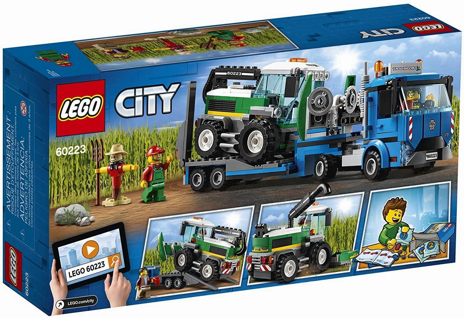 LEGO 60223 CITY Great Vehicles Harvester Transport Building Kit