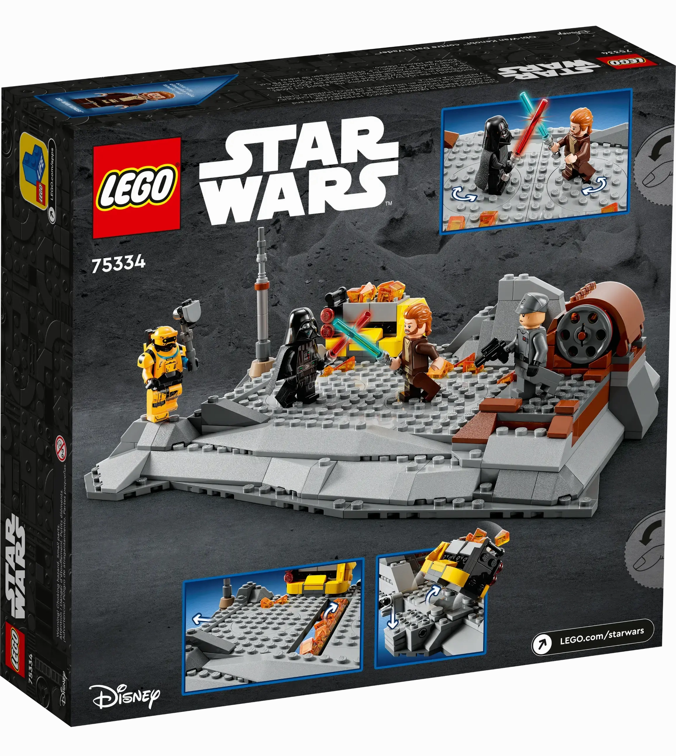 LEGO 75334 STAR WARS Obi-Wan Kenobi vs Darth Vader