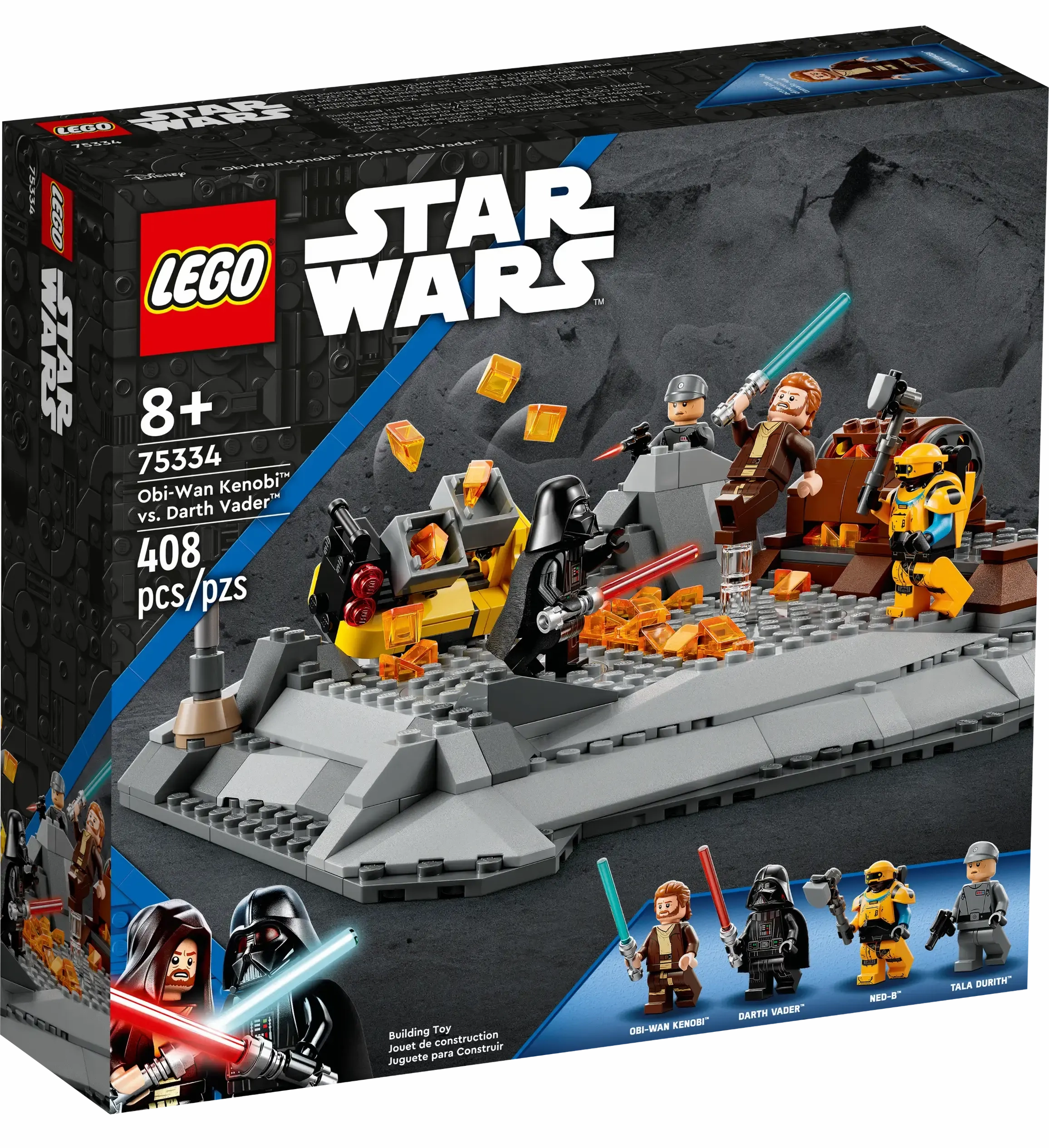 LEGO 75334 STAR WARS Obi-Wan Kenobi vs Darth Vader