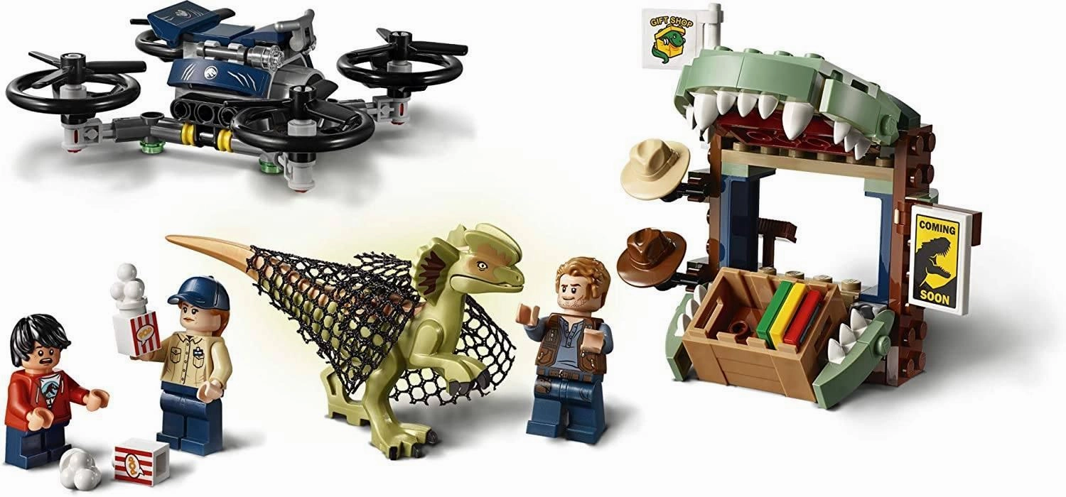 LEGO 75934 Jurassic World Dilophosaurus on The Loose Building Kit