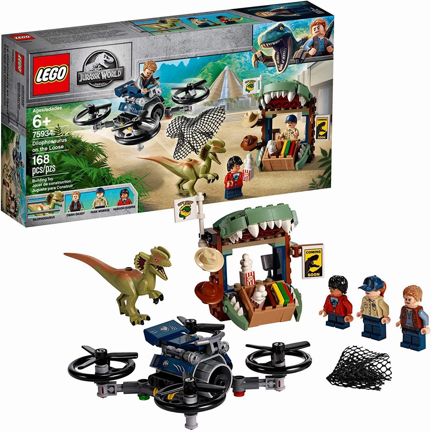 LEGO 75934 Jurassic World Dilophosaurus on The Loose Building Kit