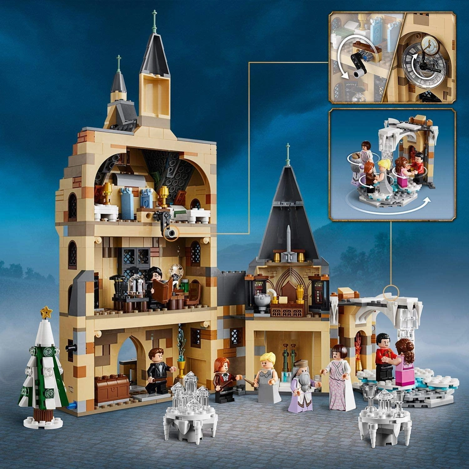 LEGO 75948 Harry Potter Hogwarts Castle Clock Tower Toy