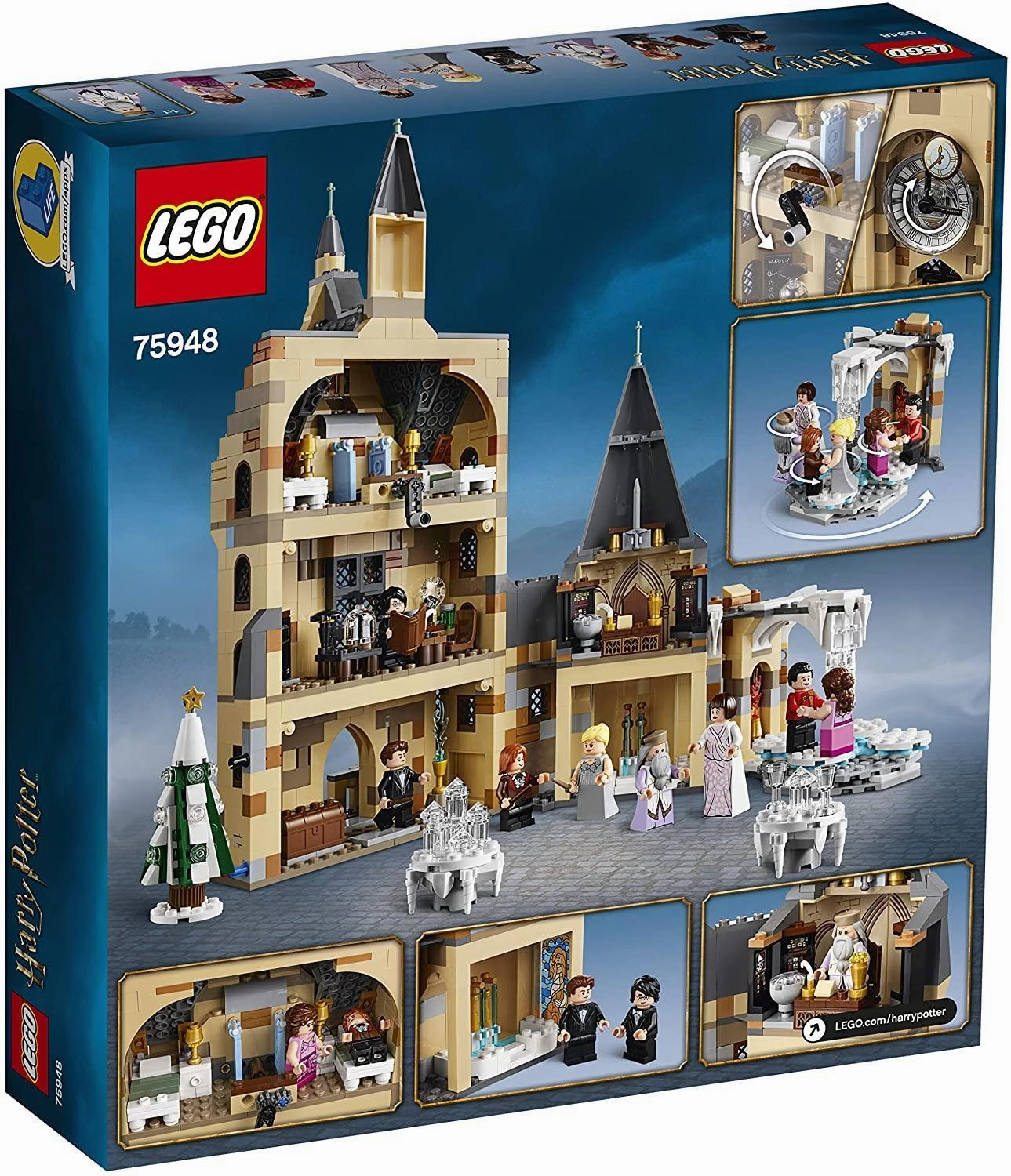 LEGO 75948 Harry Potter Hogwarts Castle Clock Tower Toy