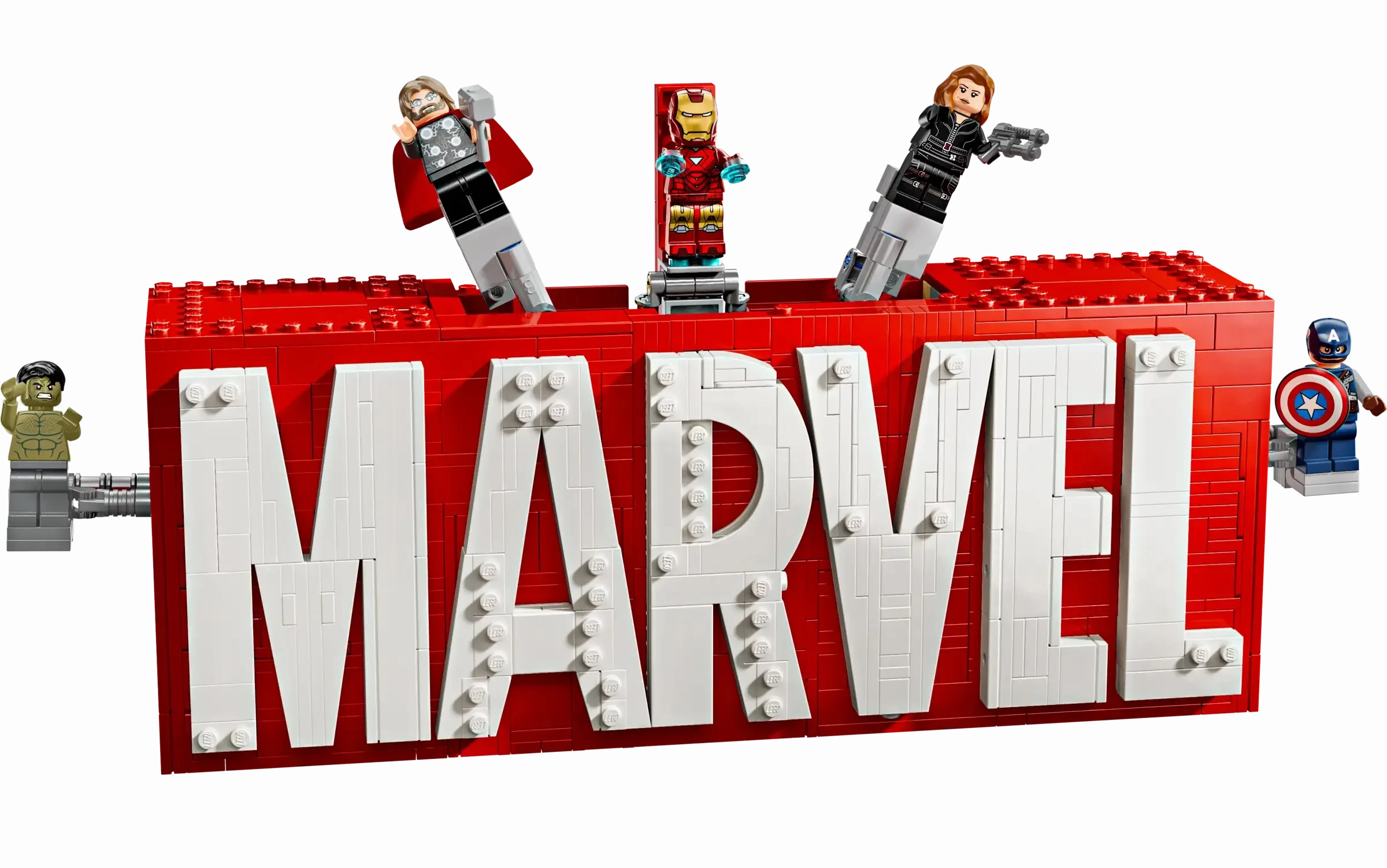 LEGO 76313 MARVEL Logo & Minifigures