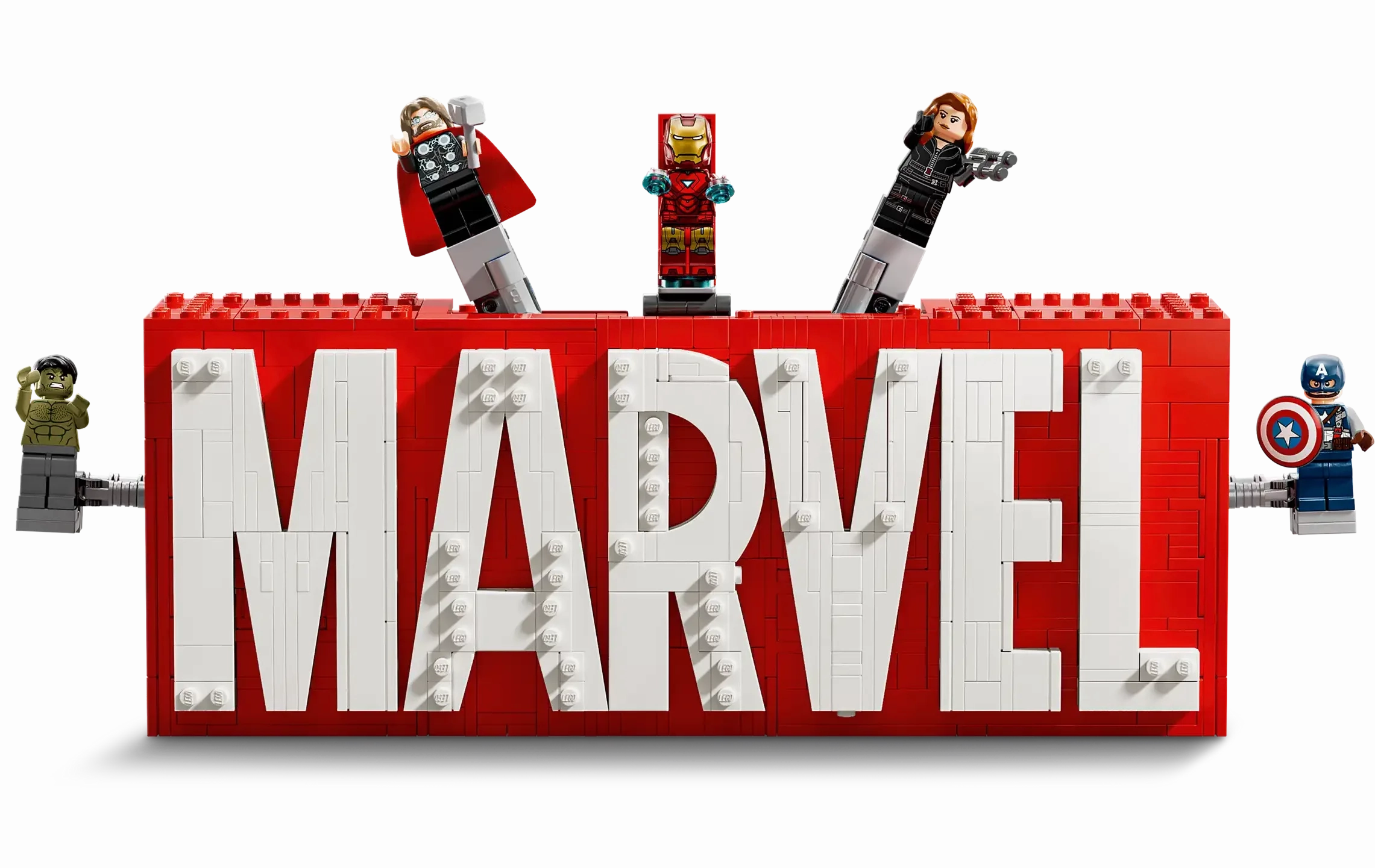 LEGO 76313 MARVEL Logo & Minifigures
