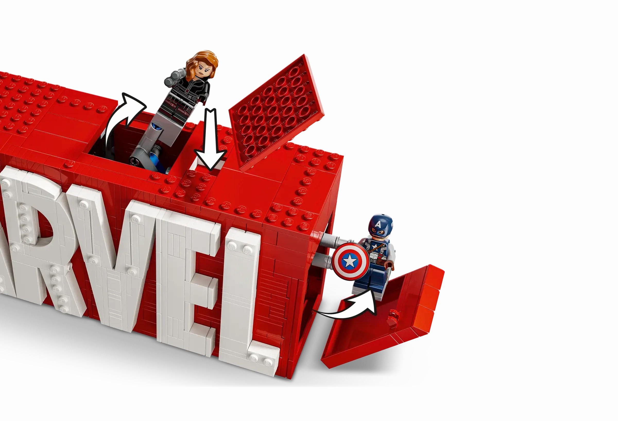 LEGO 76313 MARVEL Logo & Minifigures