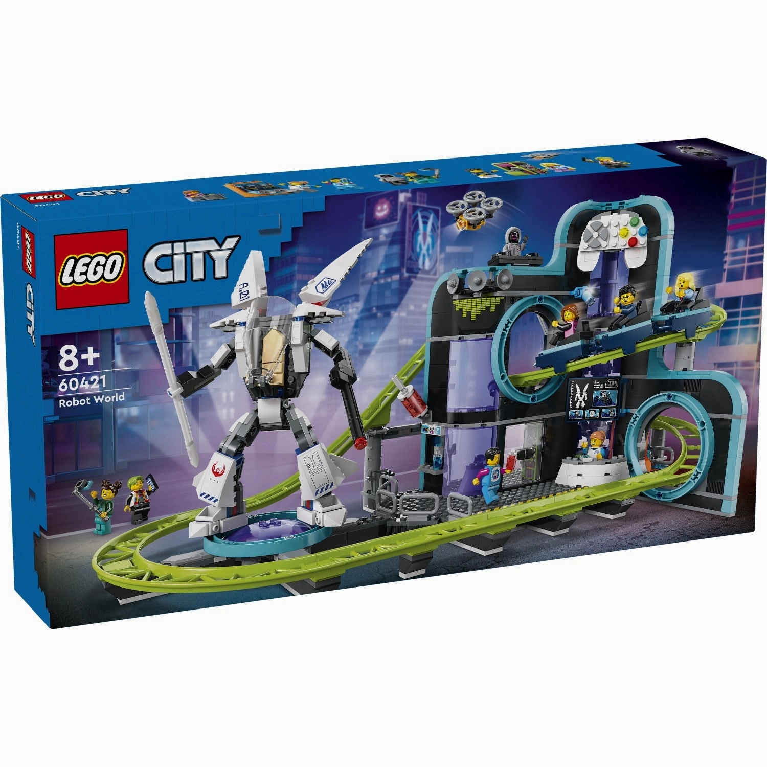LEGO City Robot World Roller Coaster Park