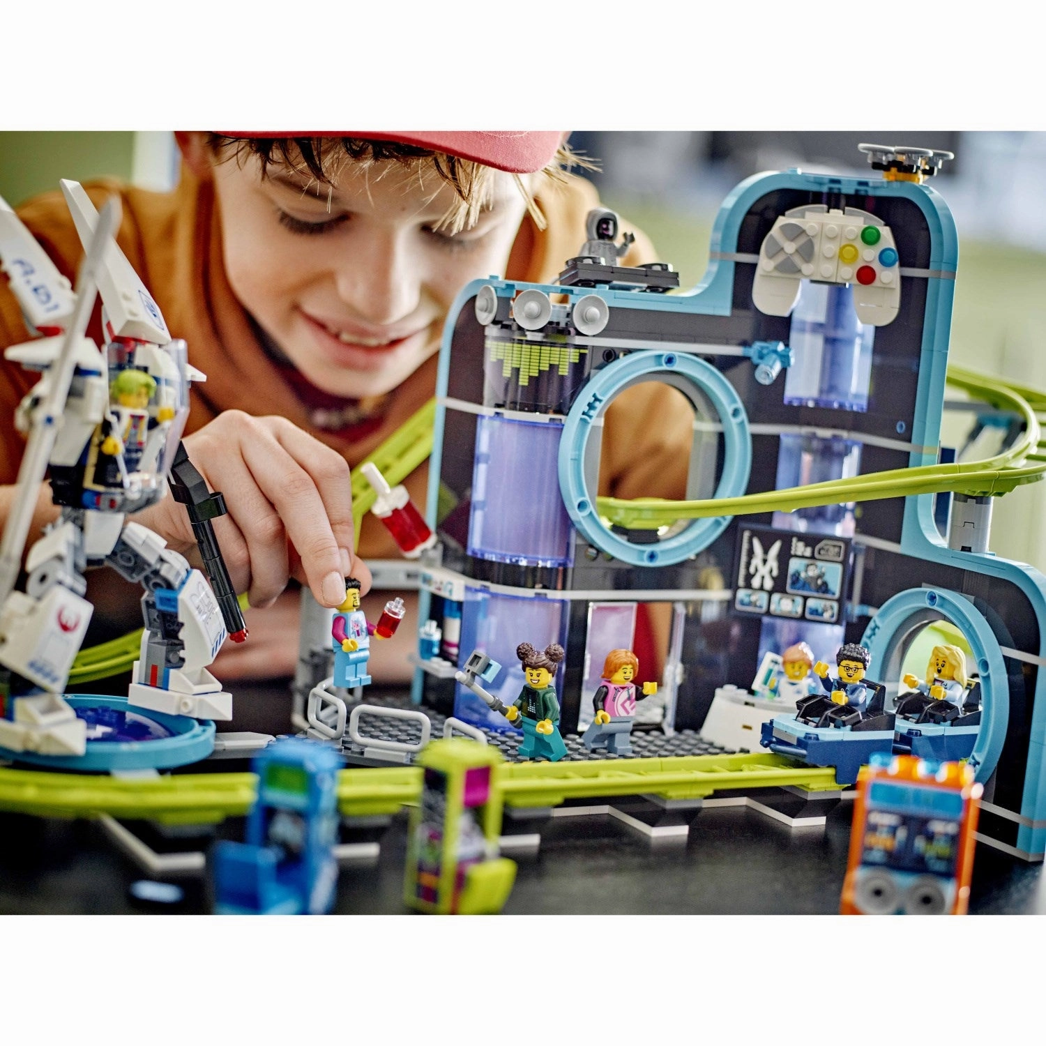 LEGO City Robot World Roller Coaster Park
