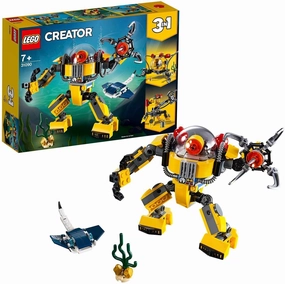 LEGO CREATOR 3in131090 Underwater Robot Crane and Submarine