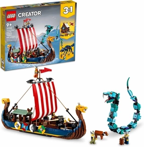 LEGO CREATOR 3in1 31132 Viking Ship and the Midgard Serpent
