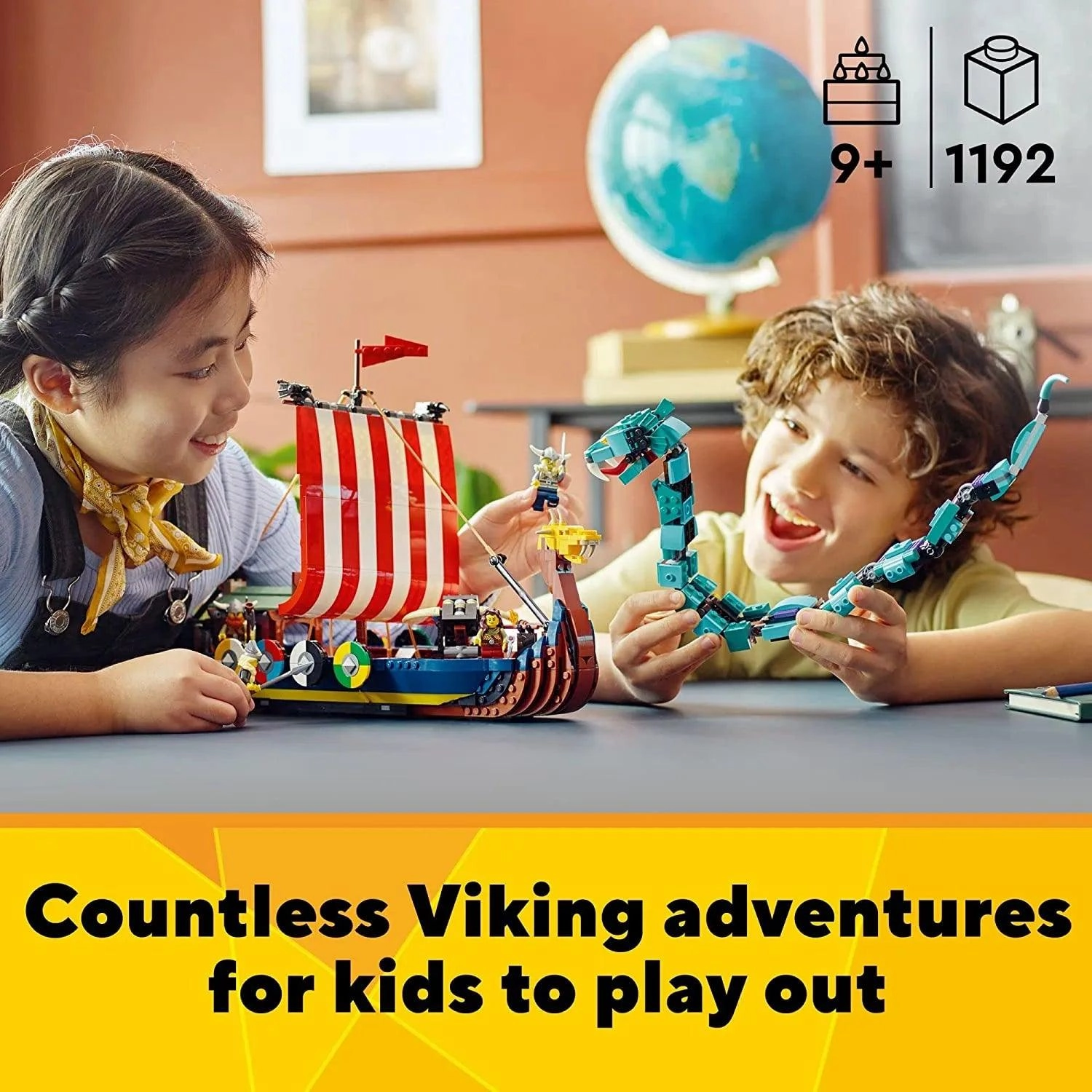 LEGO CREATOR 3in1 31132 Viking Ship and the Midgard Serpent