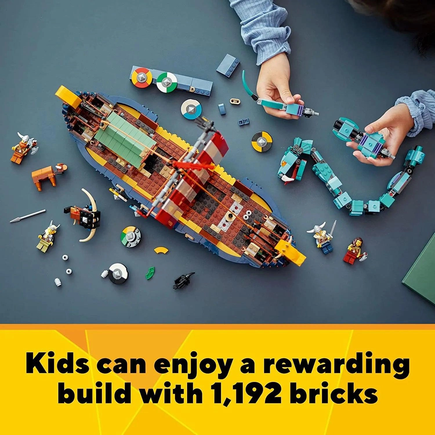 LEGO CREATOR 3in1 31132 Viking Ship and the Midgard Serpent