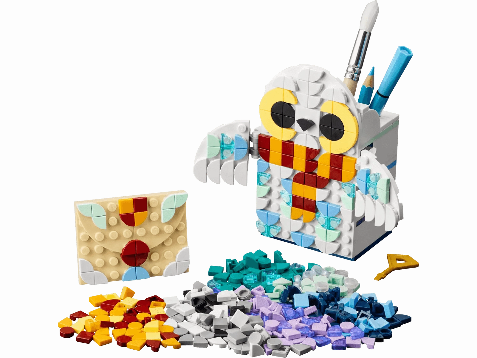 LEGO DOTS 41809 Harry Potter Hedwig Pencil Holder Set