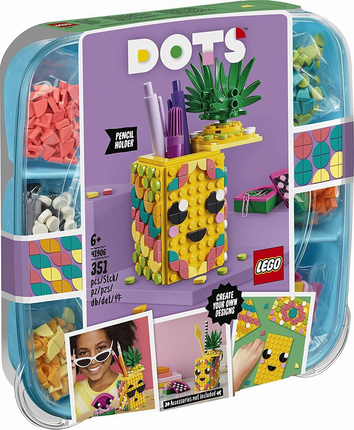 LEGO DOTS 41906 Pineapple Pencil Holder