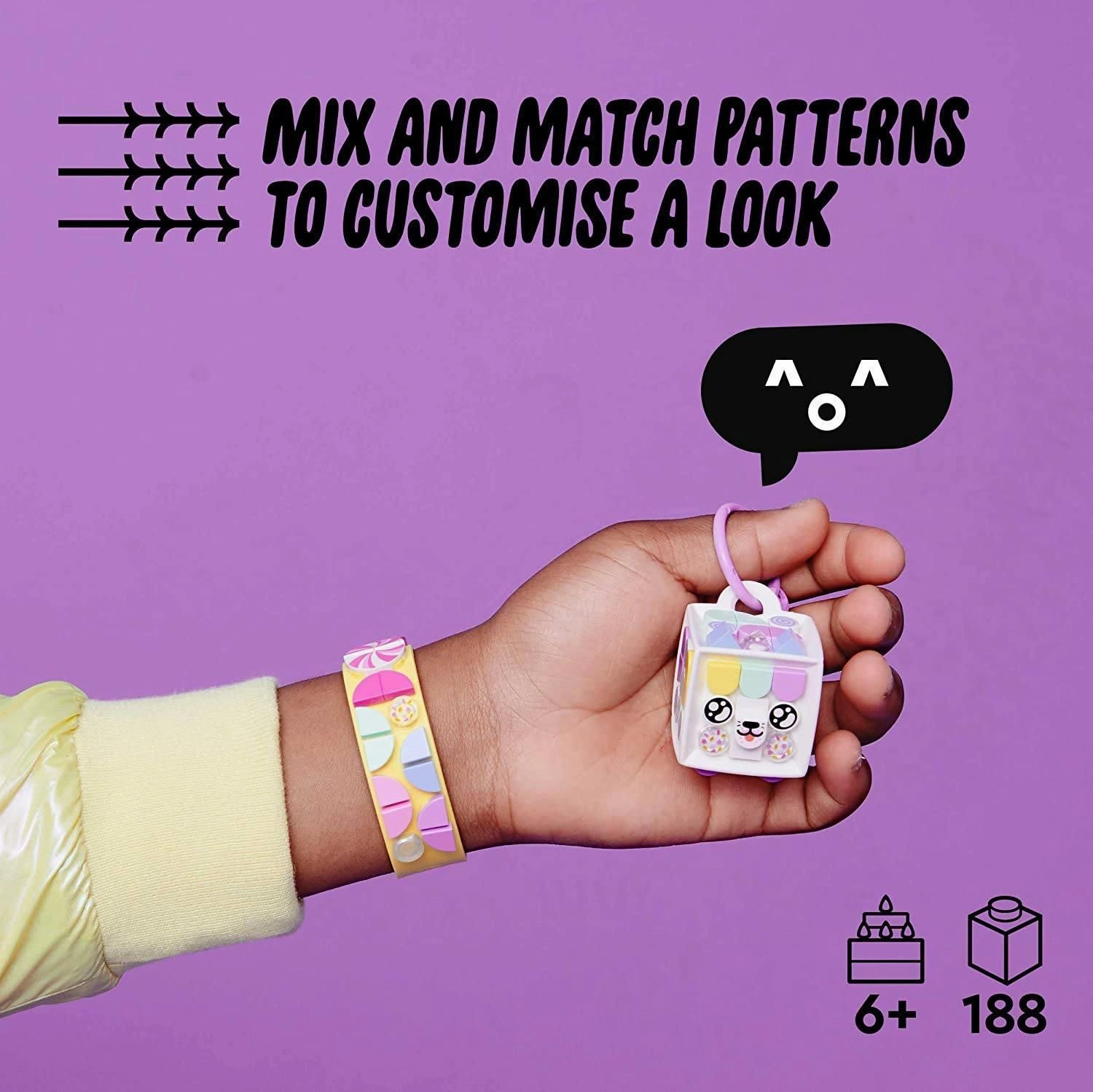 LEGO DOTS 41944 Candy Kitty Bracelet & Bag Tag