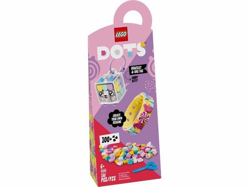 LEGO DOTS 41944 Candy Kitty Bracelet & Bag Tag