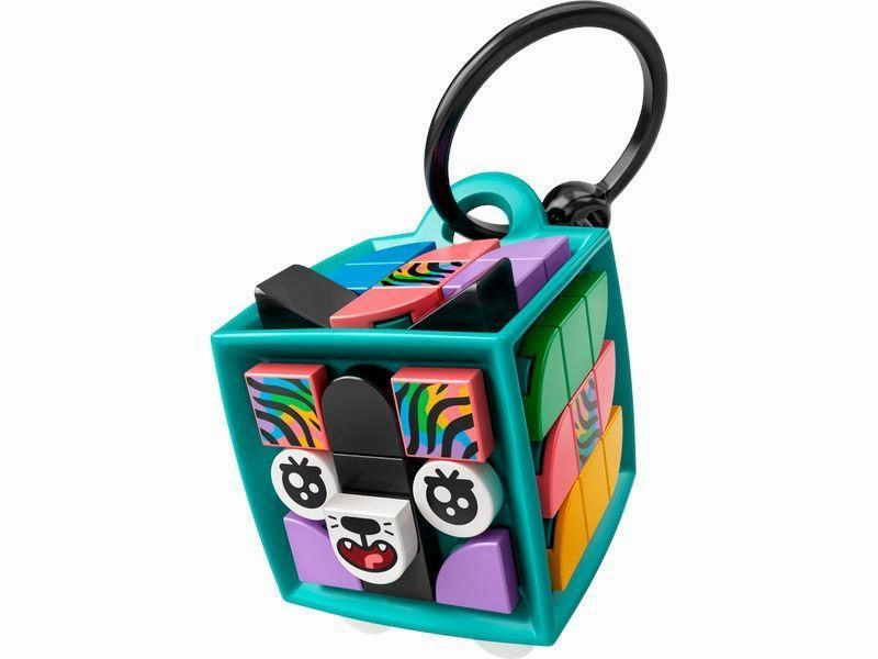 LEGO DOTS 41945 Neon Tiger Bracelet & Bag Tag