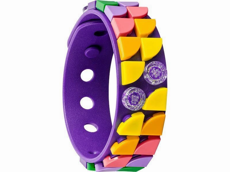 LEGO DOTS 41945 Neon Tiger Bracelet & Bag Tag