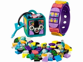 LEGO DOTS 41945 Neon Tiger Bracelet & Bag Tag
