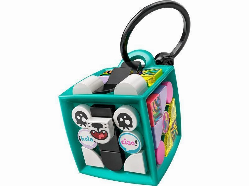 LEGO DOTS 41945 Neon Tiger Bracelet & Bag Tag
