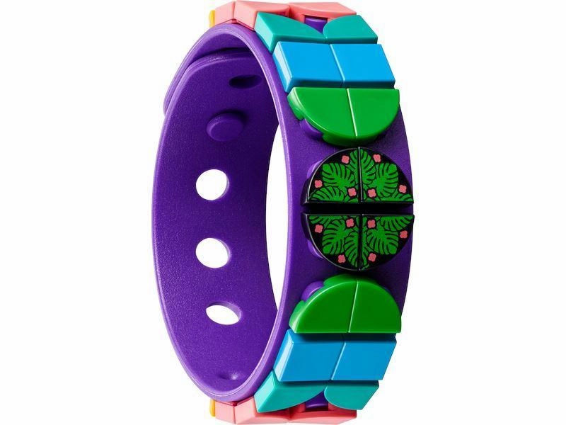 LEGO DOTS 41945 Neon Tiger Bracelet & Bag Tag