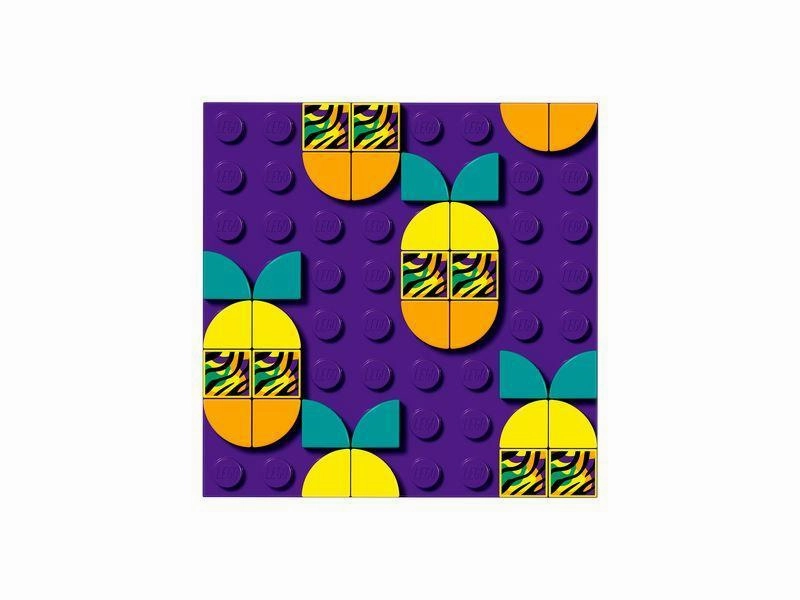 LEGO DOTS 41945 Neon Tiger Bracelet & Bag Tag