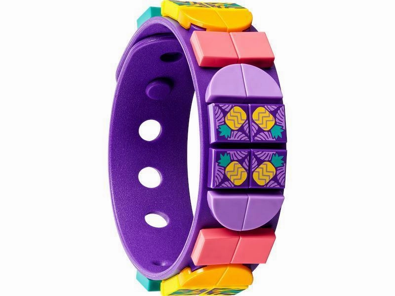 LEGO DOTS 41945 Neon Tiger Bracelet & Bag Tag