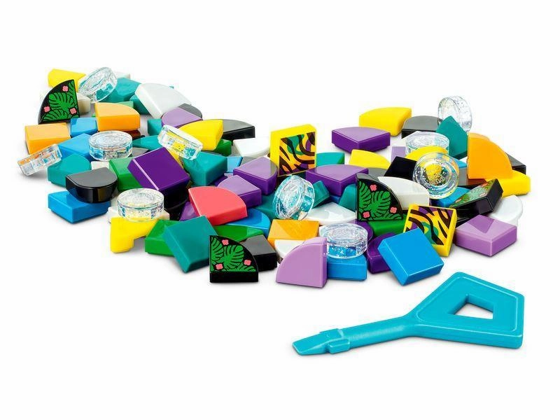LEGO DOTS 41945 Neon Tiger Bracelet & Bag Tag