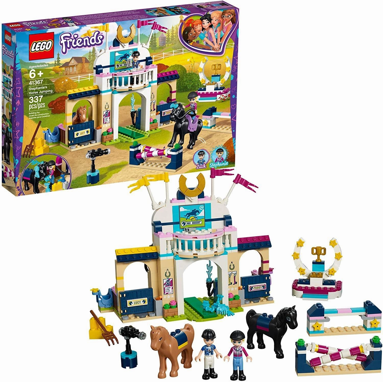 LEGO FRIENDS 41367 Stephanie's Horse Jumping Building Playset
