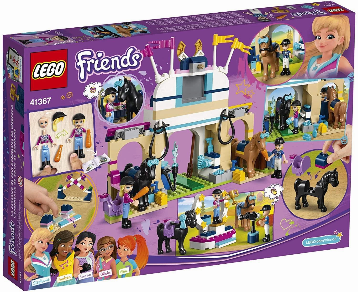 LEGO FRIENDS 41367 Stephanie's Horse Jumping Building Playset