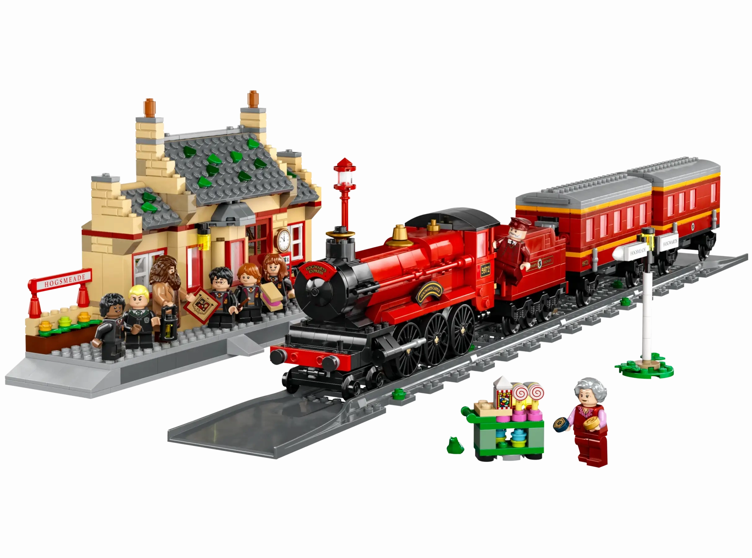 LEGO HARRY POTTER 76423 Hogwarts Express Train Set with Hogsmeade Station