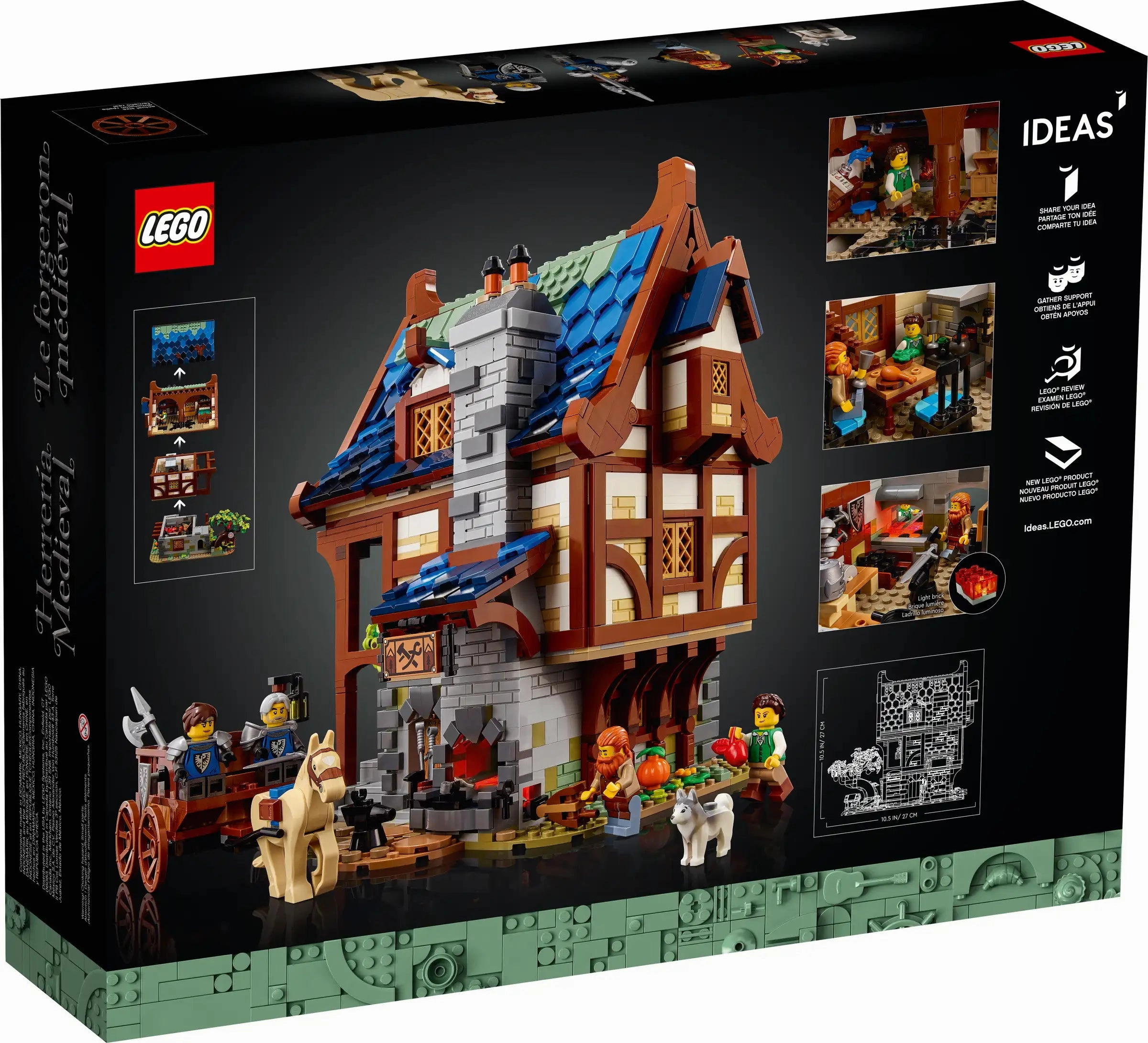LEGO IDEAS 21325 Medieval Blacksmith