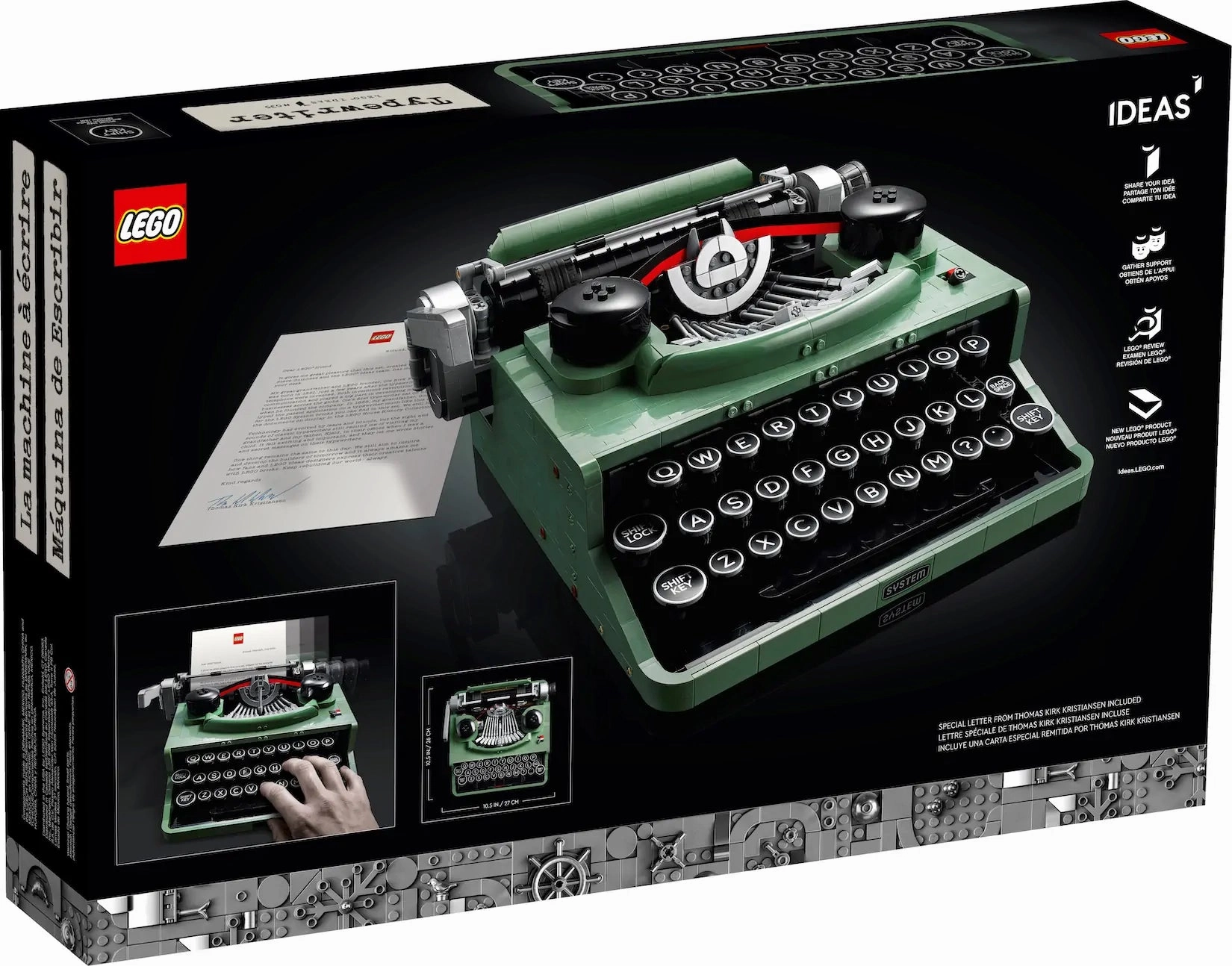 LEGO IDEAS 21327 Typewriter