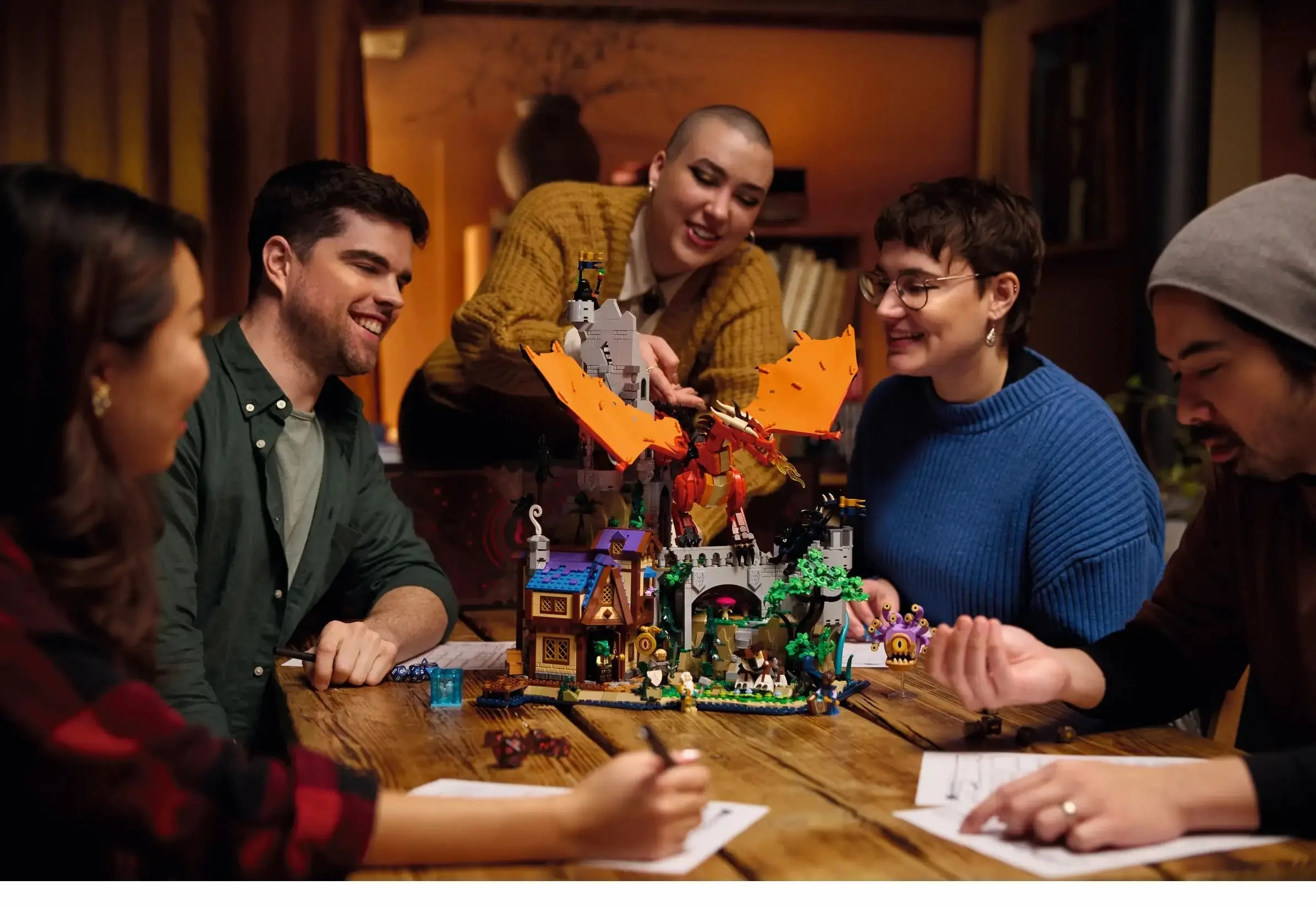 LEGO IDEAS 21348 Dungeons & Dragons: Red Dragon's Tale