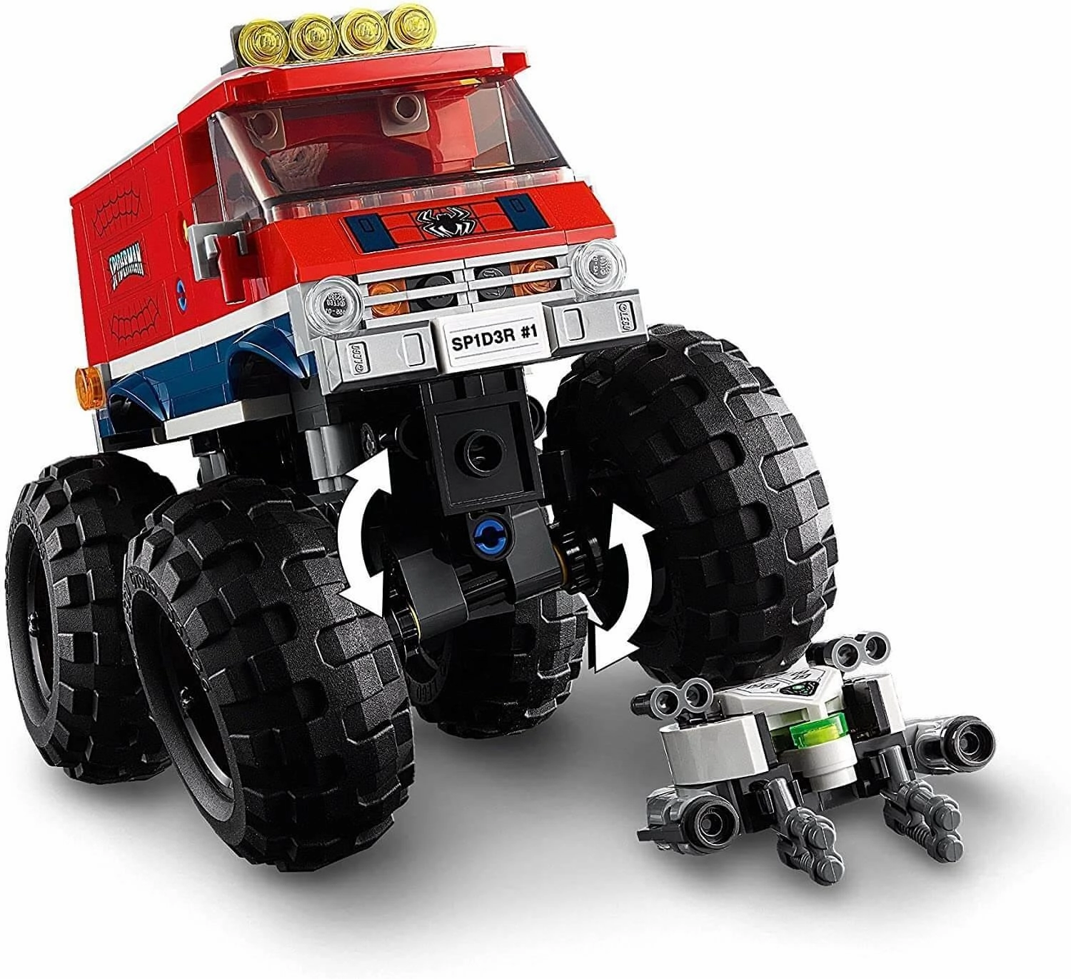 LEGO MARVEL 76174 Super Heroes Marvel Spider-Man's Monster Truck vs. Mysterio