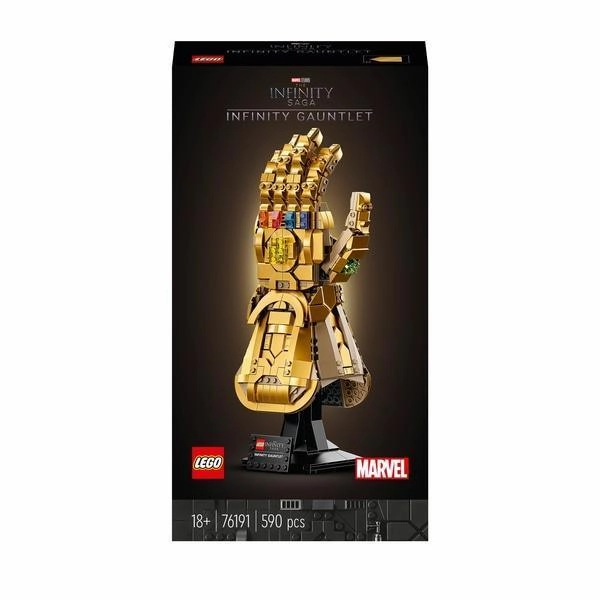 LEGO MARVEL 76191 Avengers Infinity Gauntlet Thanos Set for Adults