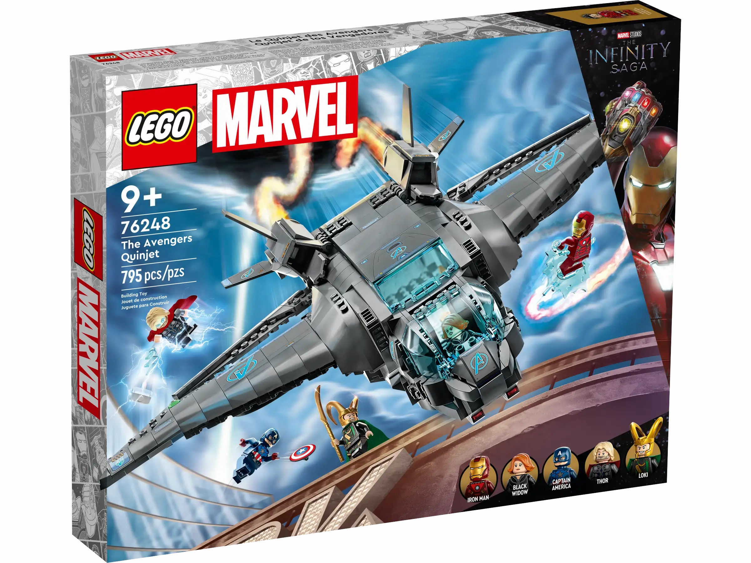 LEGO MARVEL 76248 The Avengers Quinjet